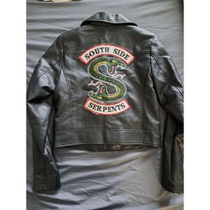 South Side Serpents Faux Leather Jacket‎ Women's Size SMALL